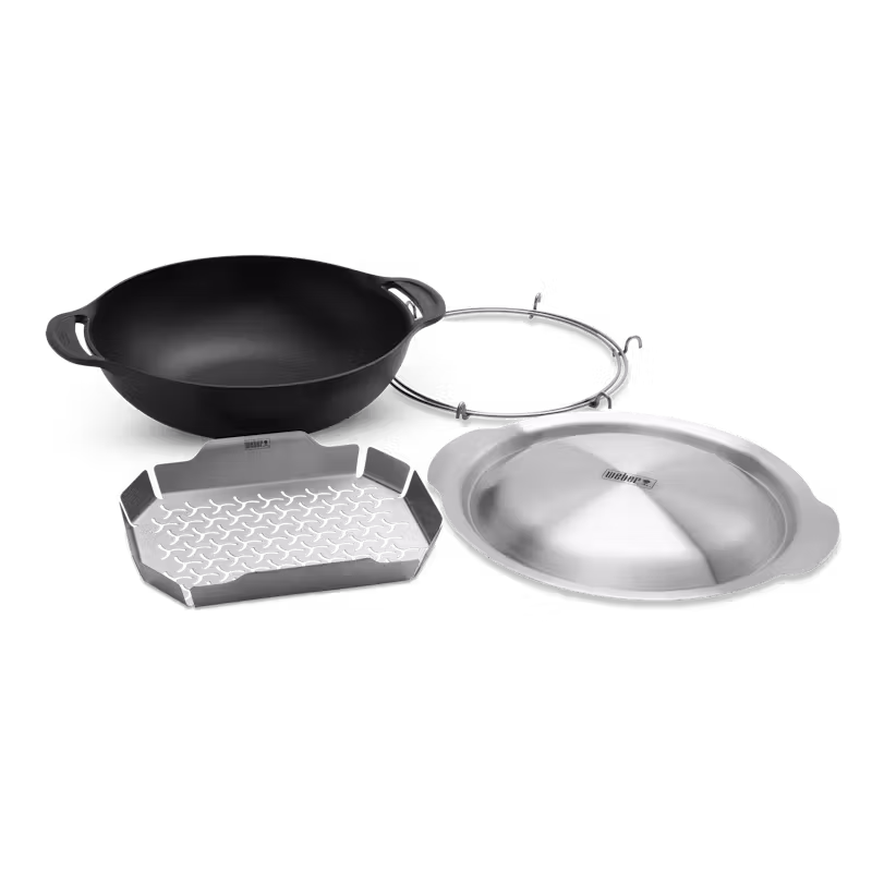 Wok y vaporera WEBER CRAFTED